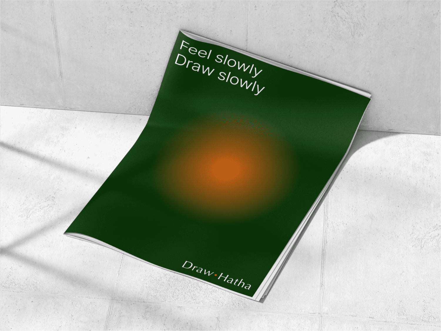 Feel slowly, draw slowly