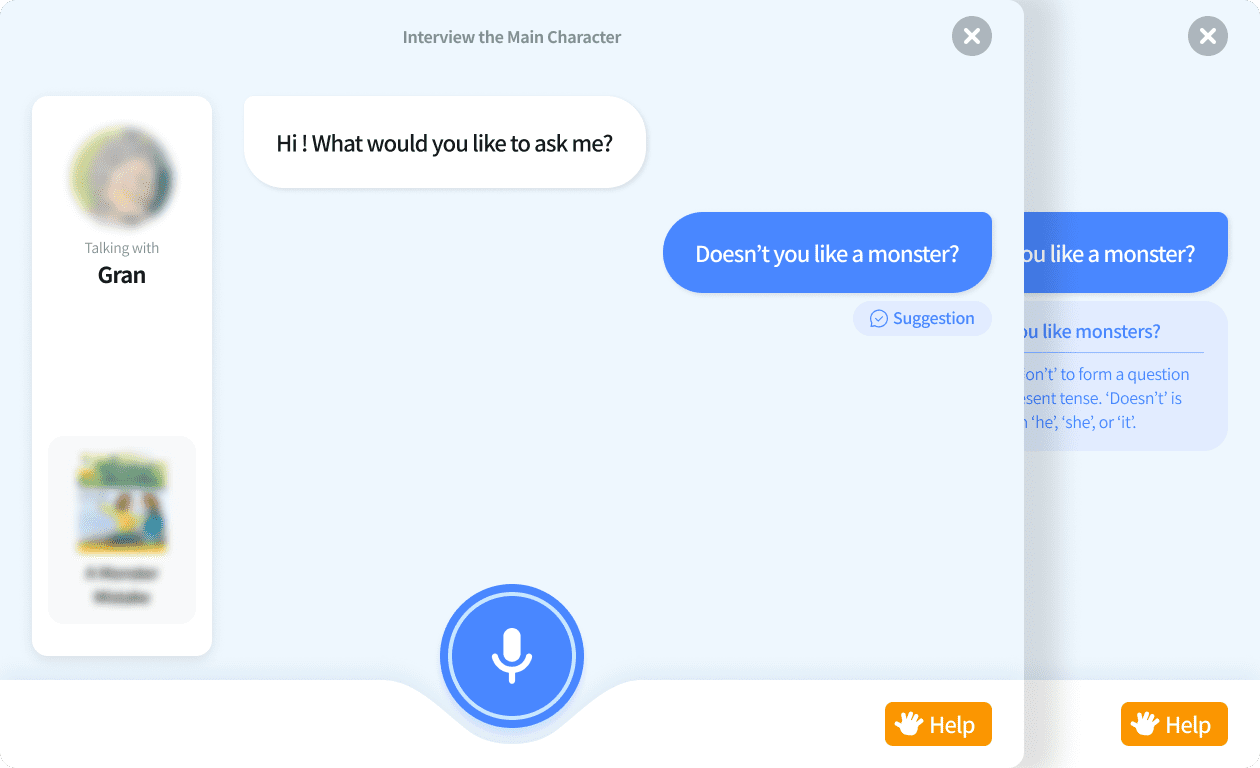 Grammar correction feature on mobile and desktop chat